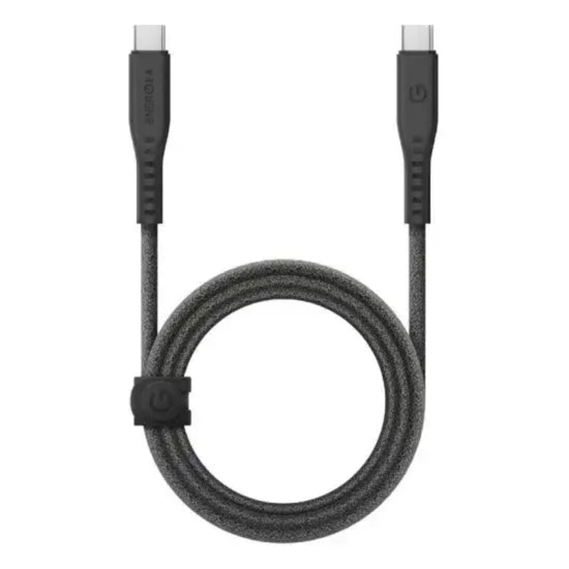 ENERGEA FLOW USB-C TO USB-C CABLE 1.5M – BLACK