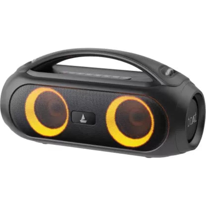 (Open BOx) boAt Partypal 53 Portable Speaker with RGB LEDs and Mic for Calls 30 W Bluetooth Home Audio Speaker  (Midnight Black, Stereo Channel)