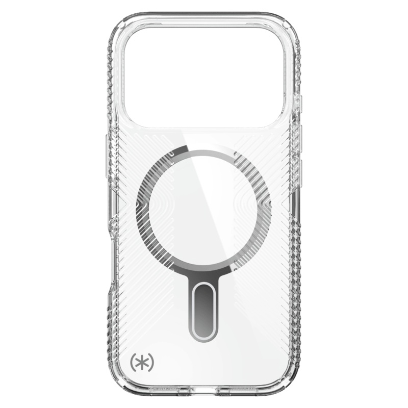 Speck Presidio Perfect Clear Grip Case with ClickLock for Apple iPhone 17 Pro Clear