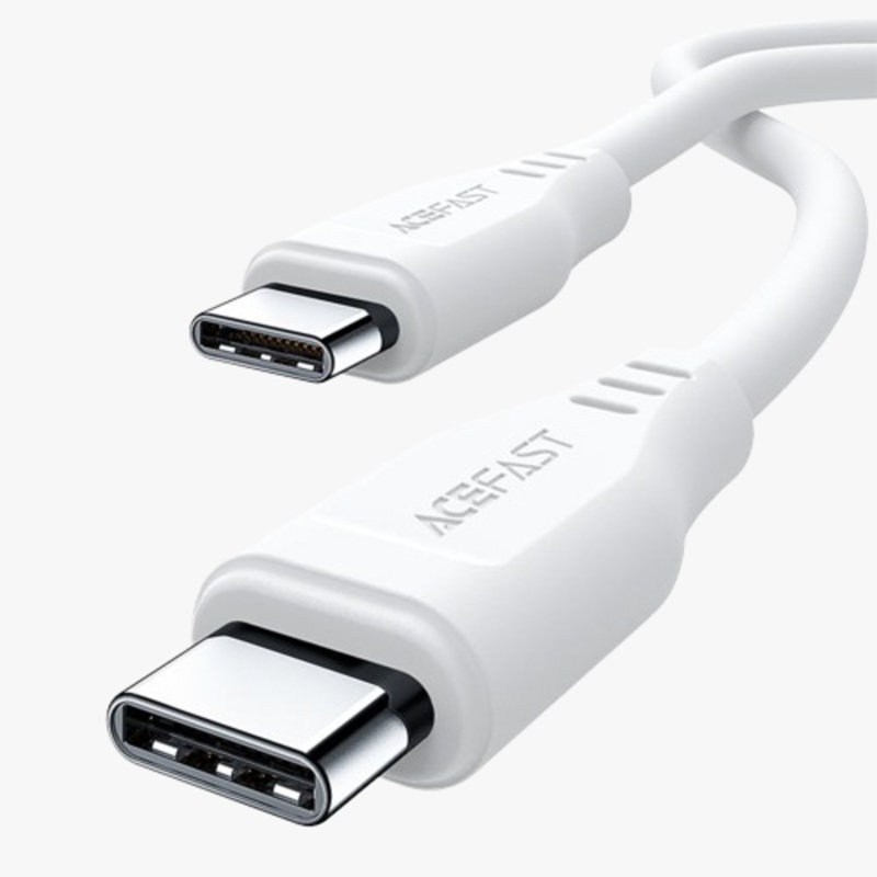 Acewire Charging Data Cable C3-03 USB-C to USB-C 1.2M 60W – White