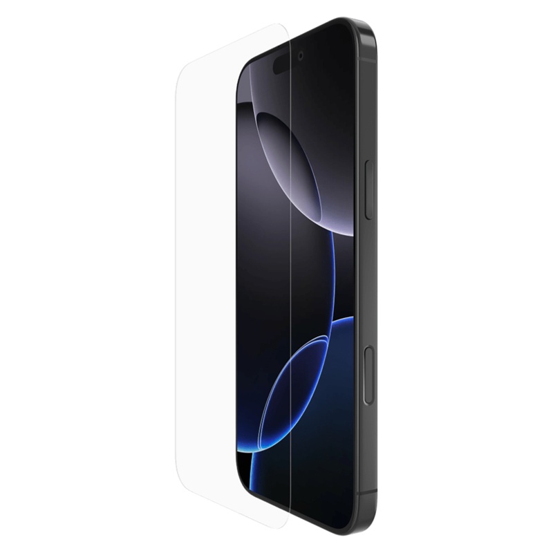 Belkin Glass Screen Protector with EZ Tray for Apple iPhone 16 Pro Max Clear