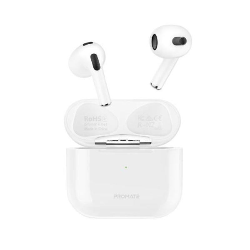 Promate Freepods 2 TWS Earbuds with 25H Playtime – White