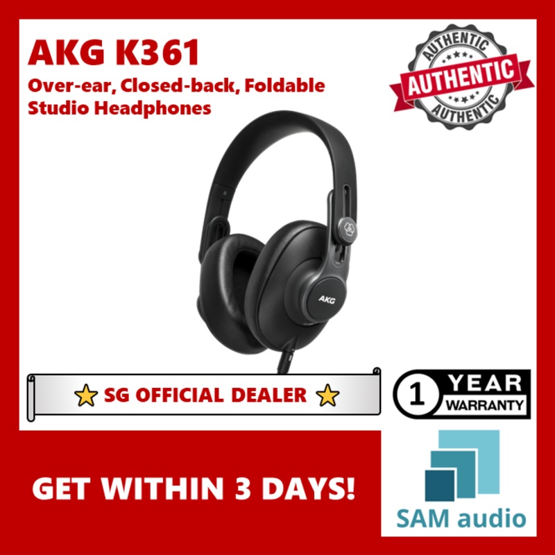 [SG] AKG K361 Over-ear, Closed-back, Foldable Studio Headphones
