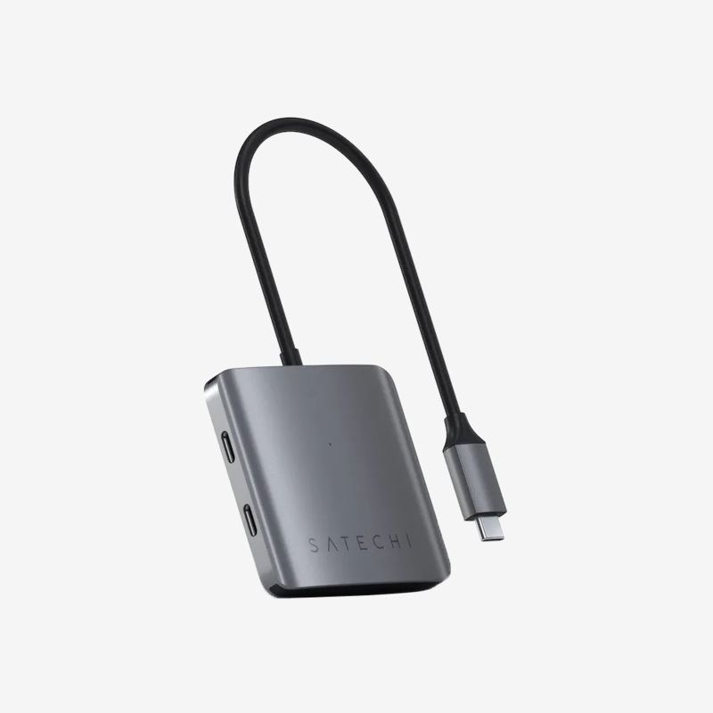 Aluminum 4 Port USB-C Hub|Space Gray