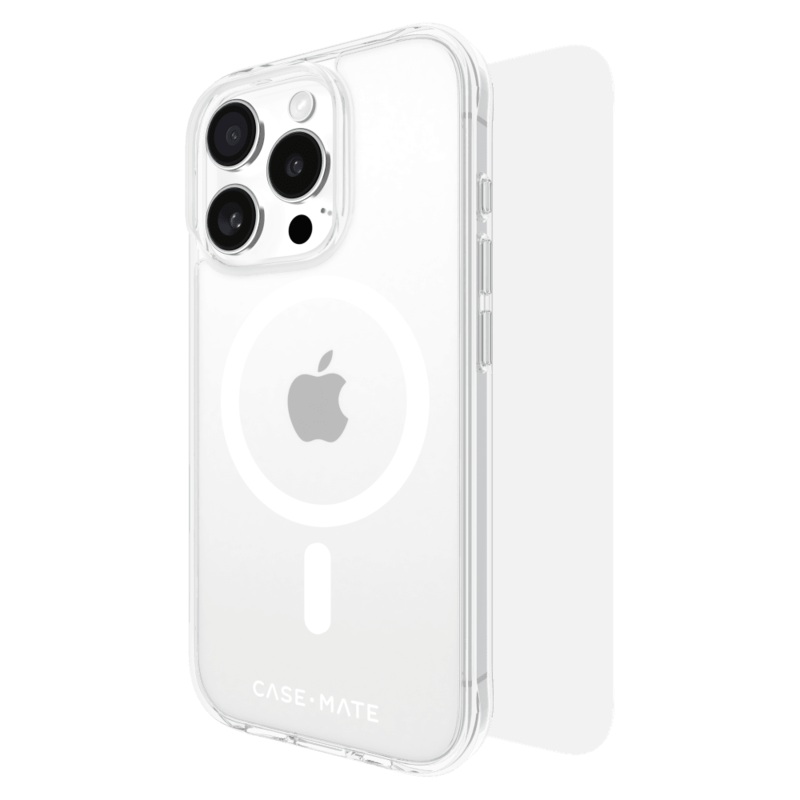 Case-Mate Protection Pack Tough Case and Glass Screen Protector for Apple iPhone 16 Pro