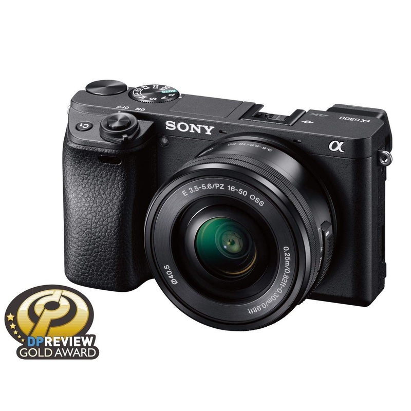 Sony Alpha a6300 Mirrorless Digital Camera with E PZ 16-50mm F3.5-5.6 OSS Power Zoom Lens (Black)