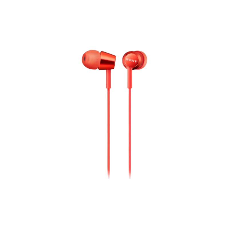 Sony MDR-EX155 In-Ear Headphone – Red