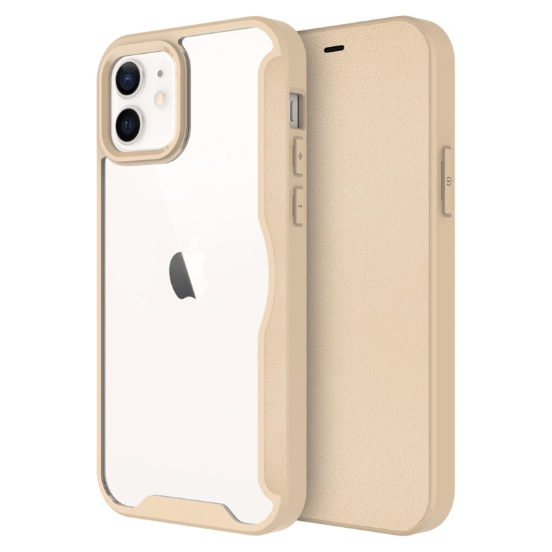 AMPD TPU / Acrylic Flip Wallet Case for Apple iPhone 12