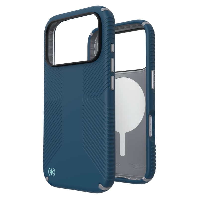 Presidio2 Grip MagSafe Case|Black|Blue
