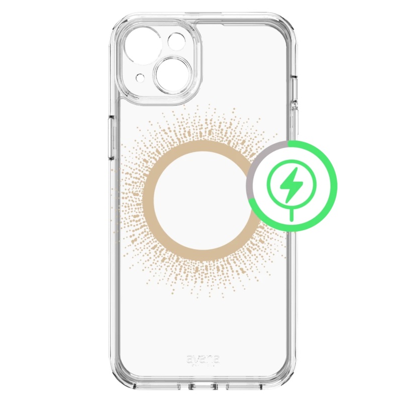Avana Aura Case with MagSafe for Apple iPhone 16E/15/14 (Gold)
