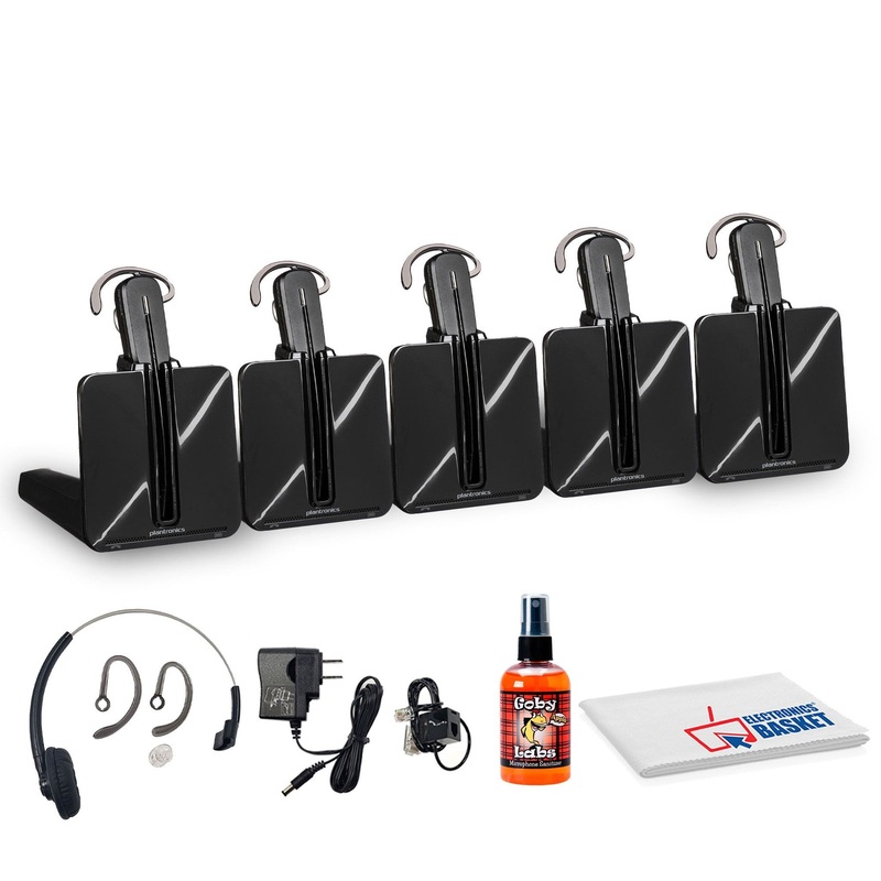 5x Poly CS540 Wireless Headset System Bundle