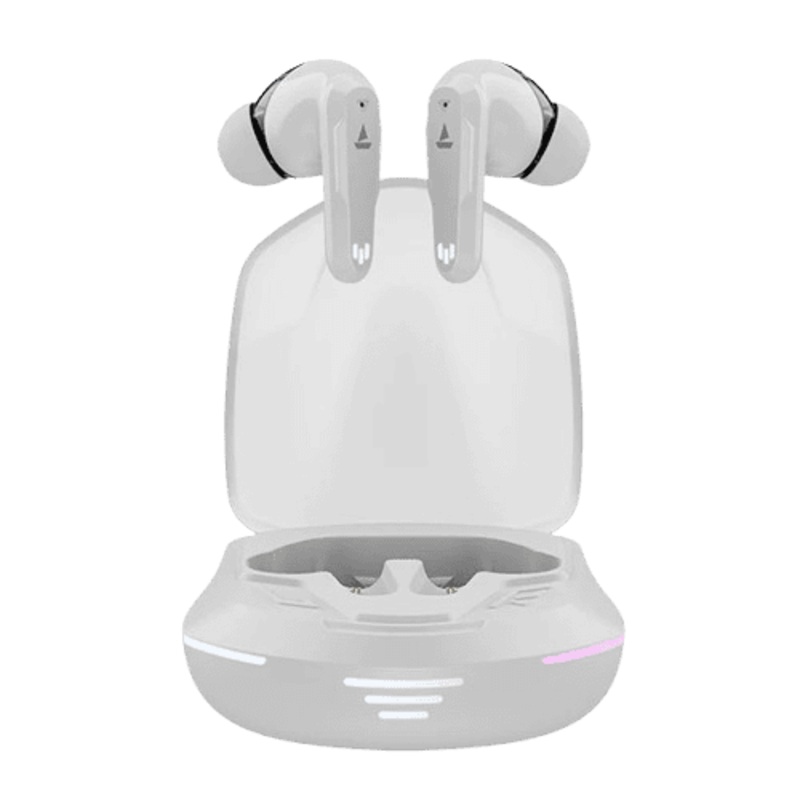 boAt Immortal 181 Gaming Earbuds | Quad Mics with ENx Tech | White Sabre