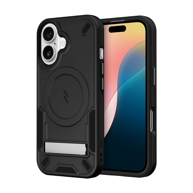 ZIZO TRANSFORM Series iPhone 16 Case – Black