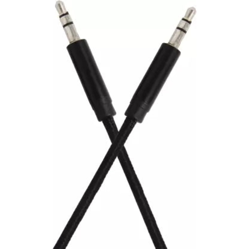 (Open Box) Flipkart SmartBuy AXRBB15M01 1.5 m Braided AUX Cable (Compatible with Mobile, Laptops, Tablet, Black)  (Compatible with Mobile, Laptops, Tablet, Black, One Cable)