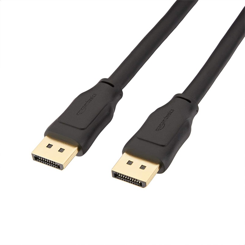 (Open Box) AmazonBasics 15 Feet DisplayPort to DisplayPort Cable – (Not HDMI Cable, Gold)
