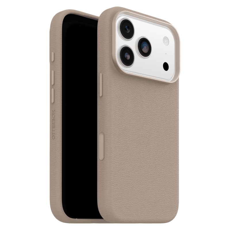 OtterBox Symmetry Cactus Leather MagSafe Case for Apple iPhone 17 Pro Gray