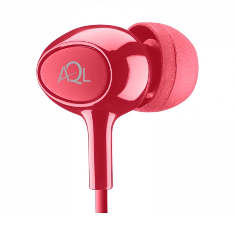 CELLULALRLINE ACOUSTIC RED IN-EAR EARPHONES – RED