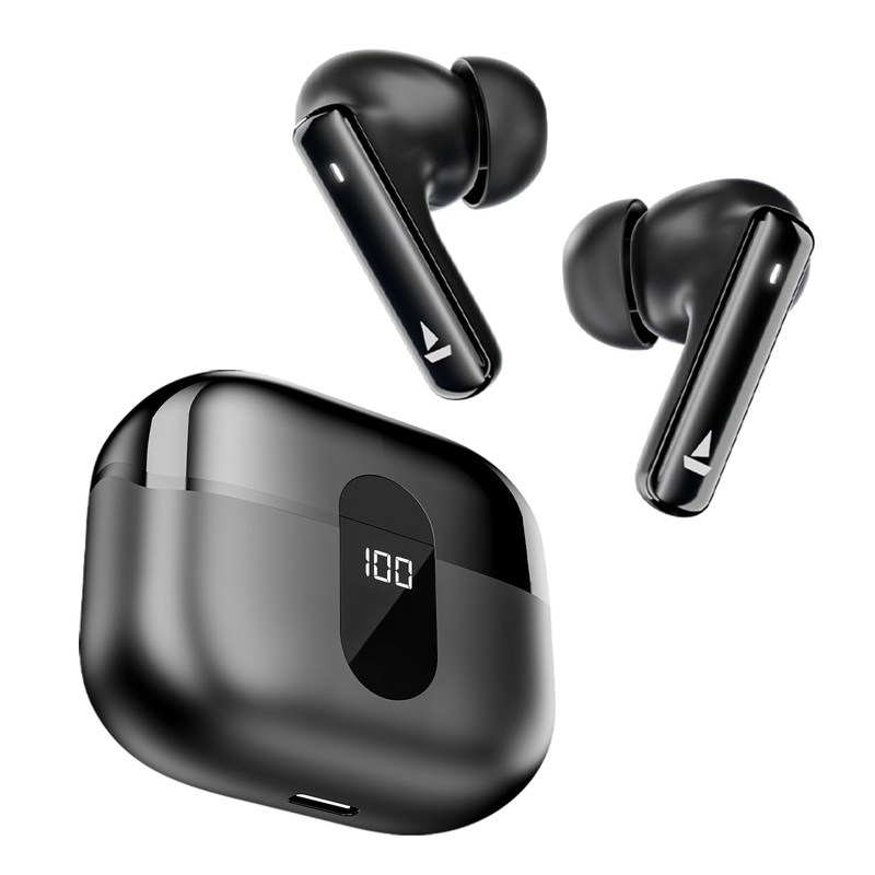 (OPEN BOX) boAt Airdopes 121 Pro Plus Truly Wireless in Ear Ear Buds w/ 100 hrs Playtime, 4 Mics with ENx, 50ms Low-Latency Beast Mode, ASAP Charge, IWP Tech, BT v5.3 & IPX5(Black)
