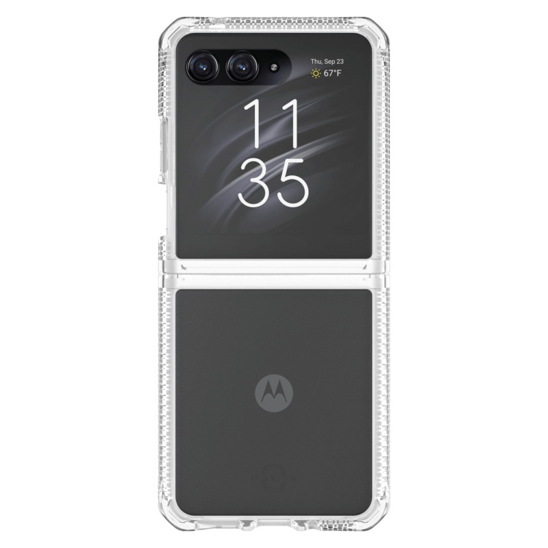 ITSkins Hybrid_R Clear Case for Motorola RAZR Plus