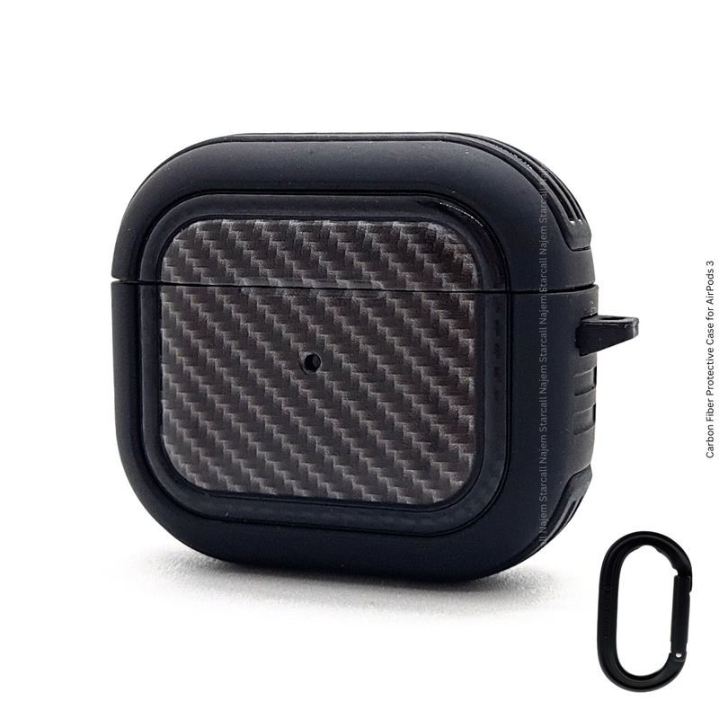 Carbon Fiber Protective Case for AirPods 3