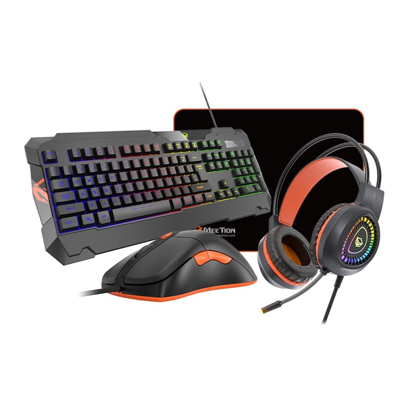 MeeTion Gaming Combo – Keyboard, Mouse, Headset & Mouse Pad