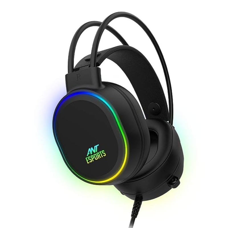 (Open Box) Ant Esports H1000 Pro RGB Gaming Headset – Black