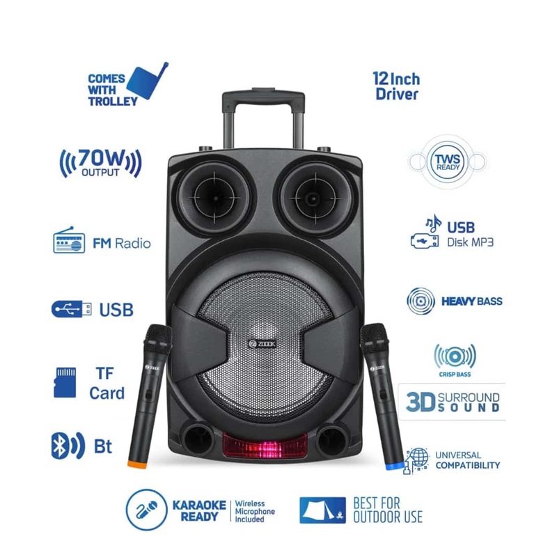 ZOOK ROCKER THUNDER XXL DUET WITH MIC