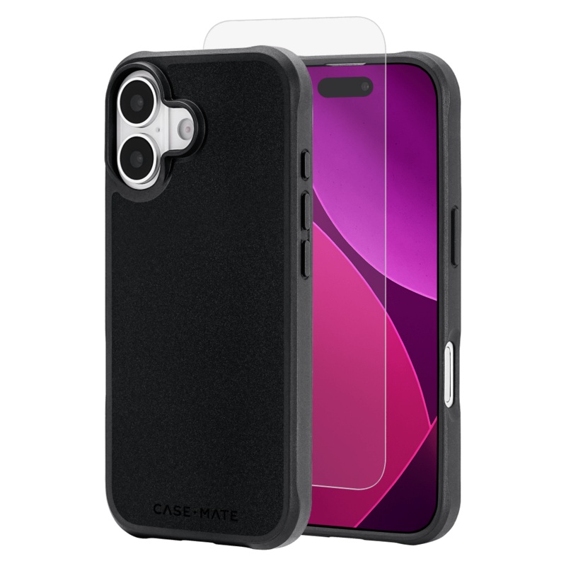 Case-Mate – Protection Pack Tough MagSafe Case and Glass Screen Protector for Apple iPhone 17 – Black