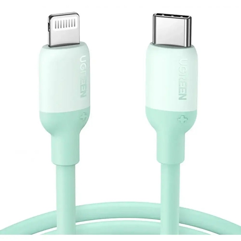 Ugreen fast charging cable USB Type C – Lightning green