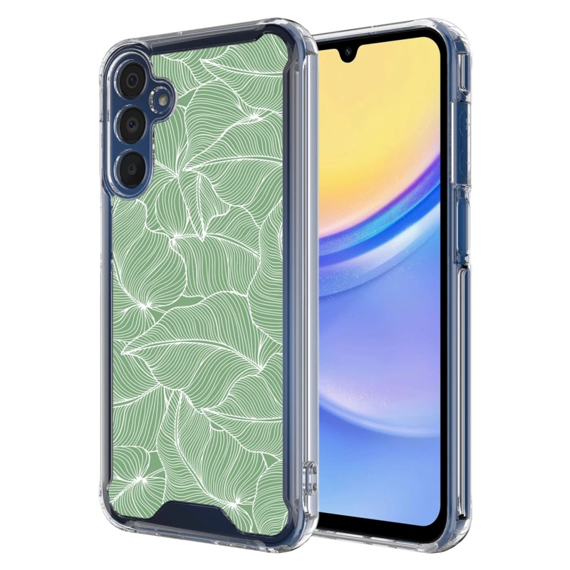 AMPD – Samsung Galaxy A15 5G TPU/Acrylic HD Print Case – Palm Pattern