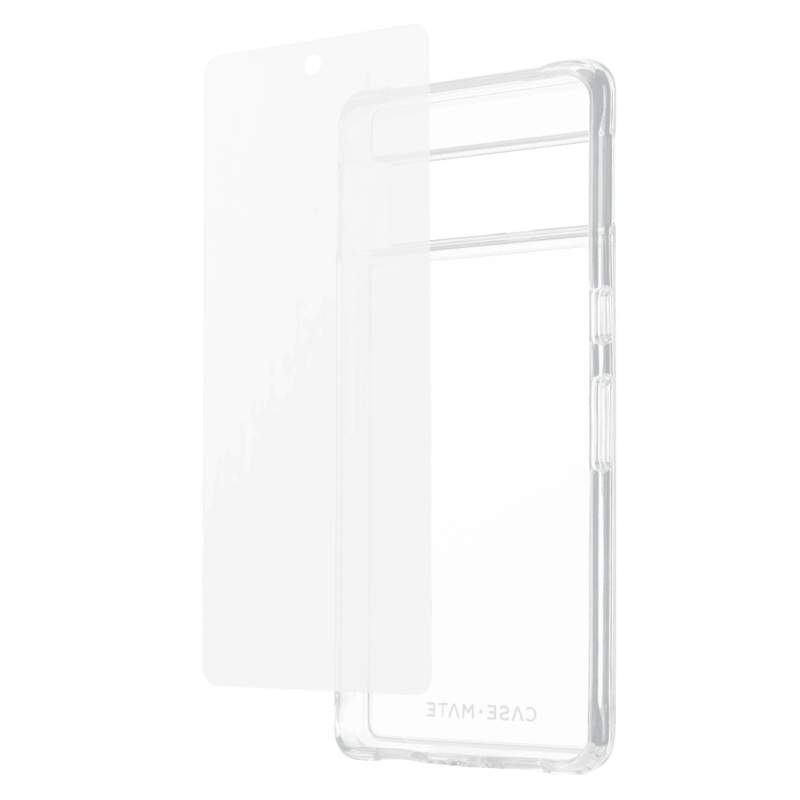 Case-Mate Protection Pack Tough Case and Glass Screen Protector for Google Pixel 7a
