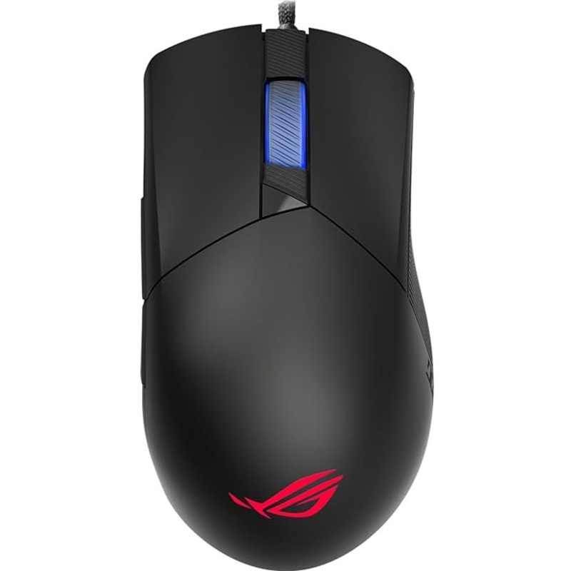 (Open Box) ASUS ROG Gladius III Wired Gaming Mouse | Tuned 19,000 DPI Sensor, Hot Swappable Push-Fit II Switches, Ergo Shape, ROG Omni Mouse Feet, ROG Paracord and Aura Sync RGB Lighting, (P514 ROG Gladius III)