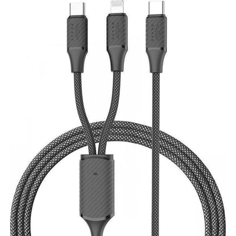 BDC-45 , BRAVE 2 in 1 60W Fast Charging Data Cable