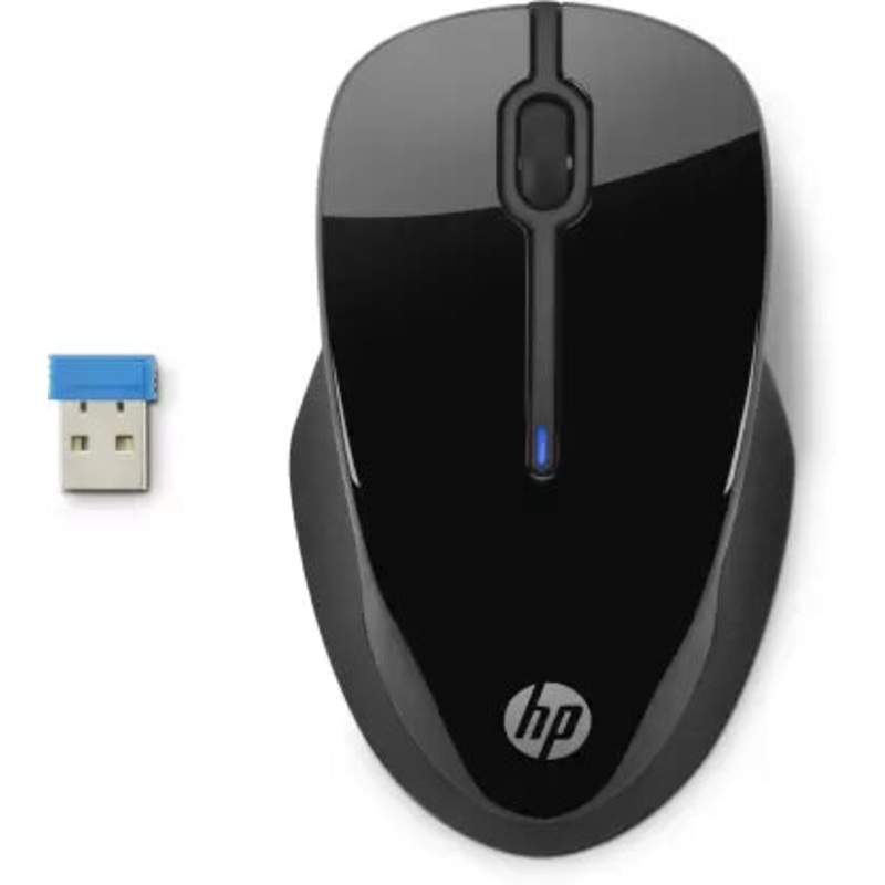 (Open Box) HP 250 Wireless Optical Mouse  (2.4GHz Wireless, Black)