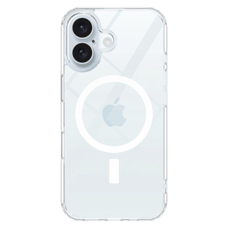 AMPD TPU / Acrylic Crystal Clear MagSafe Case for Apple iPhone 16 Plus Clear