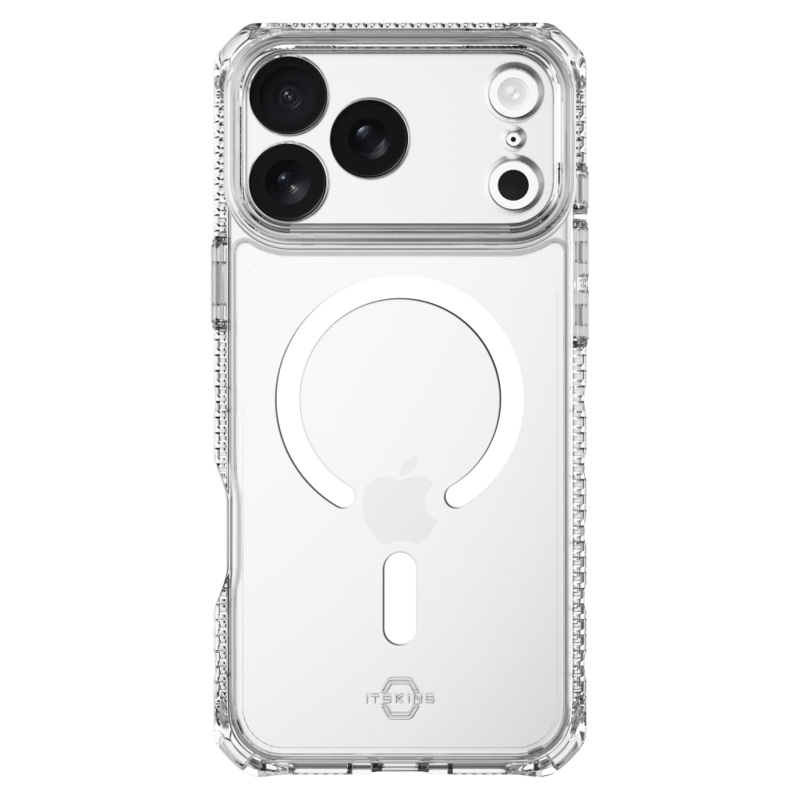 ITSKINS – Hybrid_R Clear MagSafe Case for Apple iPhone 17 Pro Max – Transparent