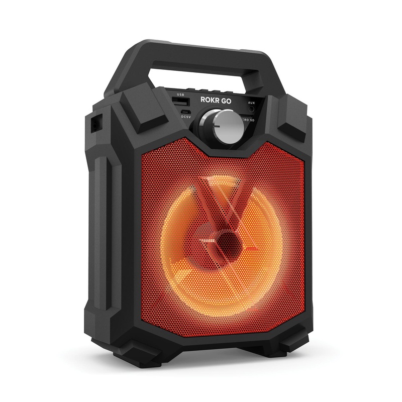 ZIZO ROKR GO Portable Wireless Speaker – Red