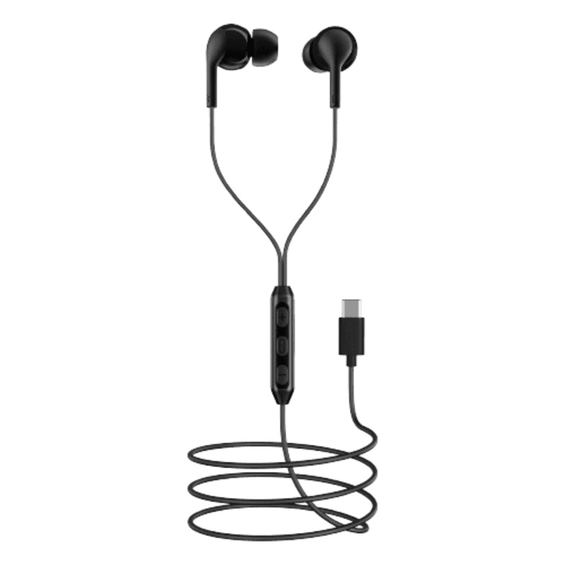 boAt Bassheads 100C Wired Earphones | Type C Jack | 10 mm Drivers | Black