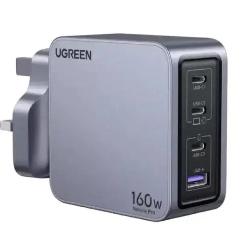 X763 | UGREEN | Nexode Pro 160W 4-Port GaN Fast Charger Set UK25878 | 25878