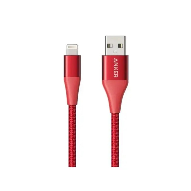 Anker Powerline+ II Lightning Cable (0.9m/3ft) – Red