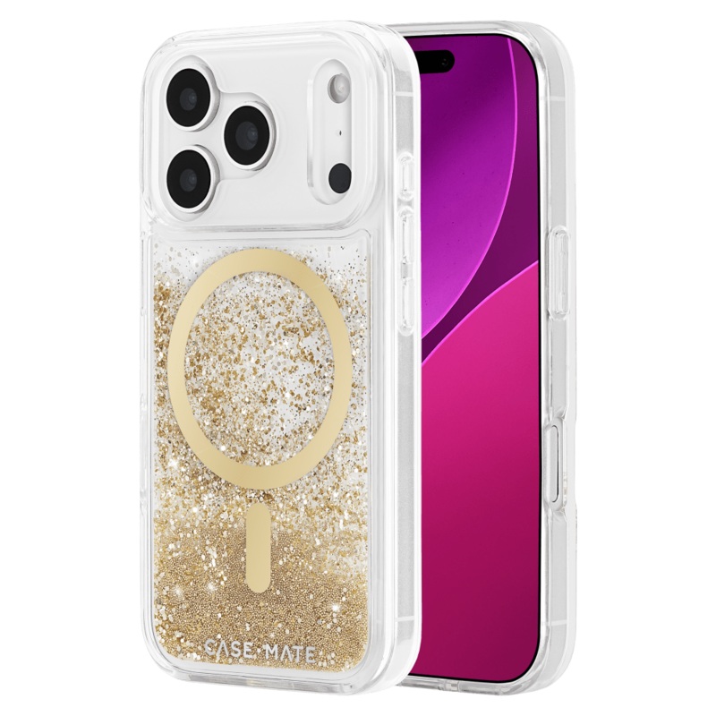 Case-Mate – Waterfall MagSafe Case for Apple iPhone 17 Pro – Gold