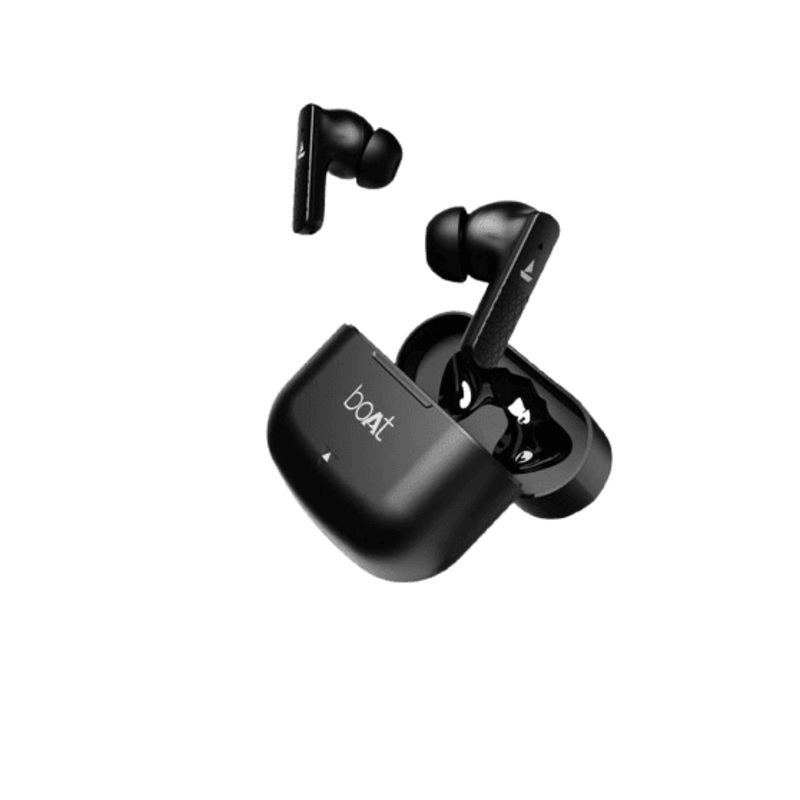 bOAt Airpodes Primo Wireless Earbuds | Active Black