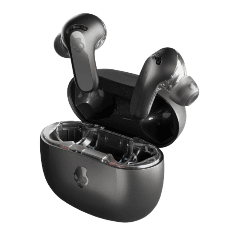 Skullcandy Rail Wireless Earbuds | ANC | 27 Hr Battery | True Black