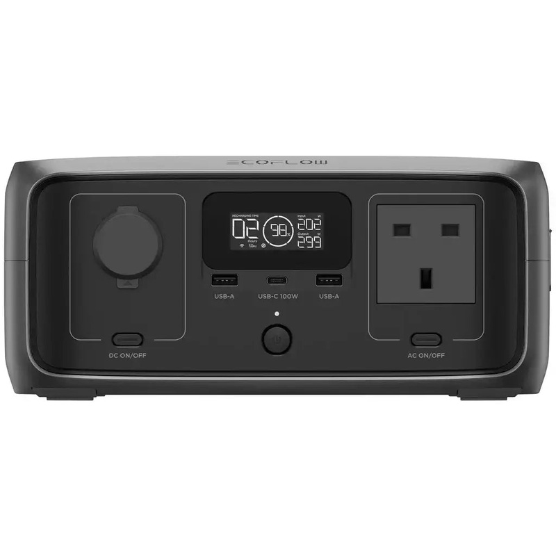 EcoFlow RIVER 3 Portable Power Station 245Wh capacity, 300W rated output, X-Boost up to 600W