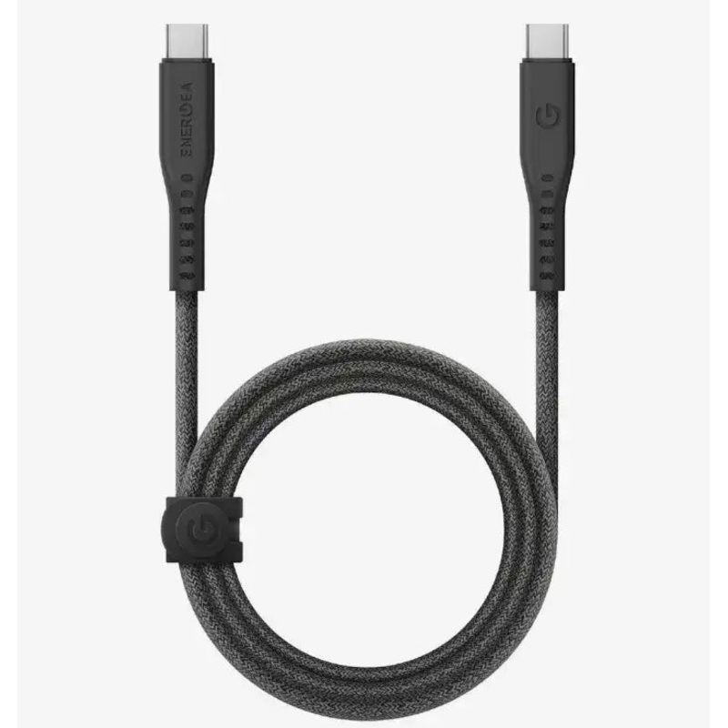 Energea Flow 10Gpbs USB 3.2 Gen 2 USB-C To USB-C Cable 10Gbps 240W With MCT 2m – Black