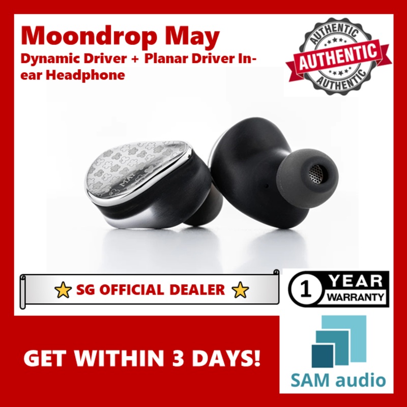 [SG] Moondrop May Dynamic Driver + Planar Driver In-ear Headphone