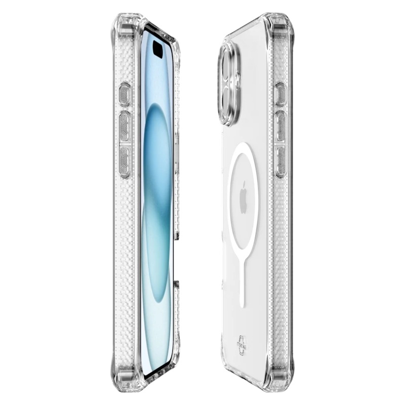 ITSKINS – Hybrid_R Clear MagSafe Case for Apple iPhone 16