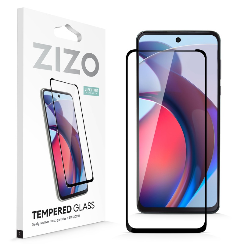 ZIZO TEMPERED GLASS Screen Protector for moto g stylus (2023) – Black