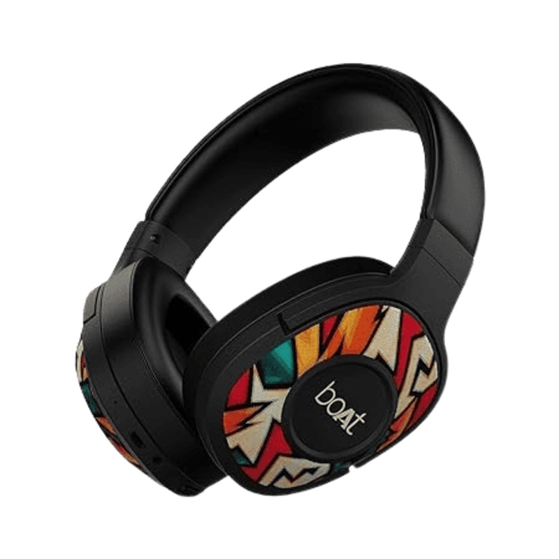 boAt Rockerz 550 Bluetooth Wireless Over Ear Headphones | Black Symphony