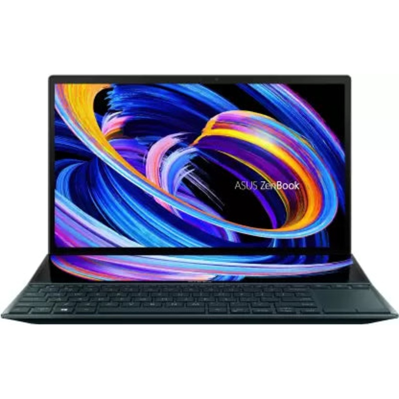 (Brand Refurbished) ASUS ZenBook Duo 14 (2021) Touch Panel Intel EVO Core i7 11th Gen – (16 GB/1 TB SSD/Windows 10 Home) UX482EA-HY777TS Thin and Light Laptop  (14 inch, Celestial Blue, 1.57 kg, With MS Office)